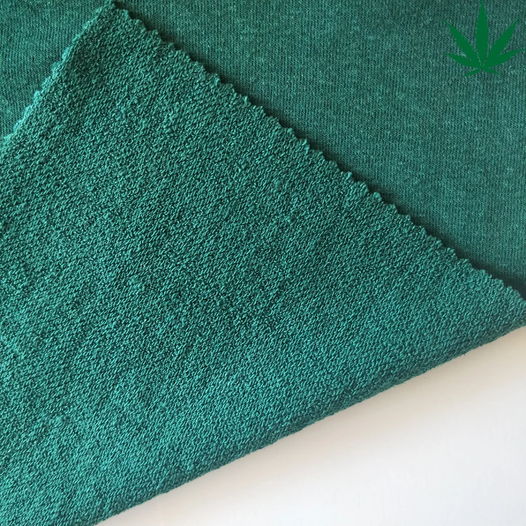 
eco-friendly fabric 49%Hemp 40%Organic cotton 11%Dupont Sorona hemp knitting fabric 