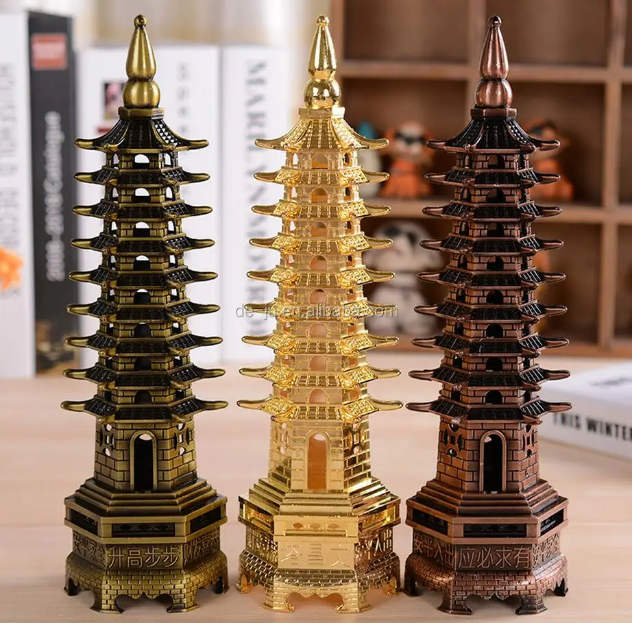 Chinese Pagoda Building Figurine Souvenir - Buy Building Figurine ...