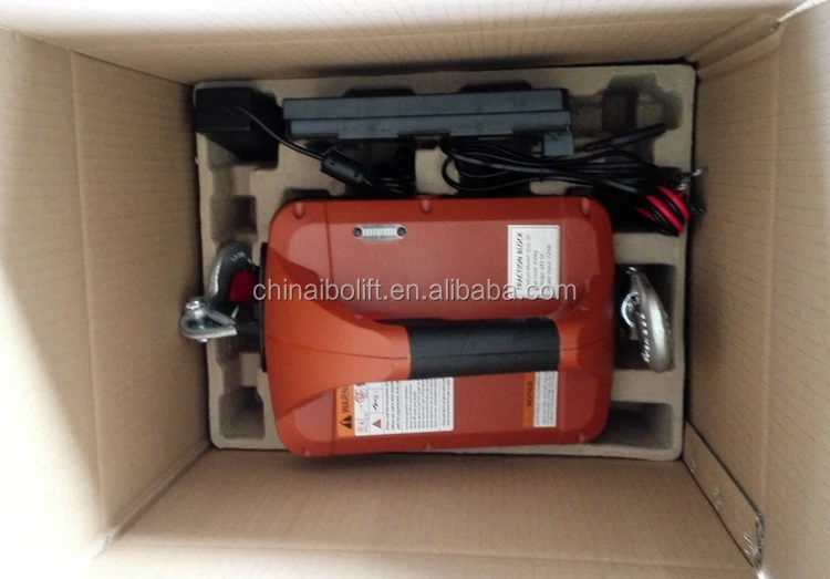 Hardware Tool 1000lbs 24v Rechargeable Battery Pack Electric Winch