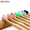 Toothbrush Bamboo Put Your Own Logo Fashion Eco-friendly Bamboo Case Toothbrush Custom