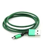 High quality 2019 Metal Head Fish Net Braided Nylon USB Data Sync Charging Cable Micro nets braided wire V8 port data cable
