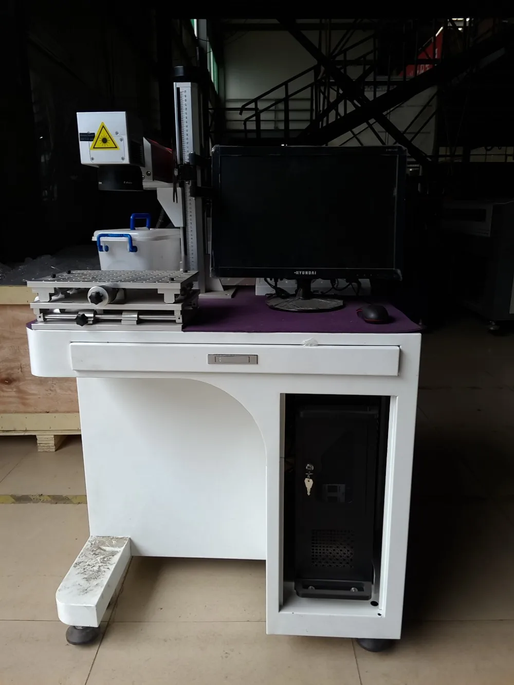 gweike 多功能彩色光纤激光打标机用于电线/眼镜架/手术