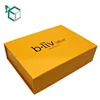 Luxury custom cardboard foldable clothing gift boxes