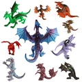 9CM Movie Jurassic Park Original Children Dragons Figures Toys Safety PVC Boys Girls Collection Dragons Model