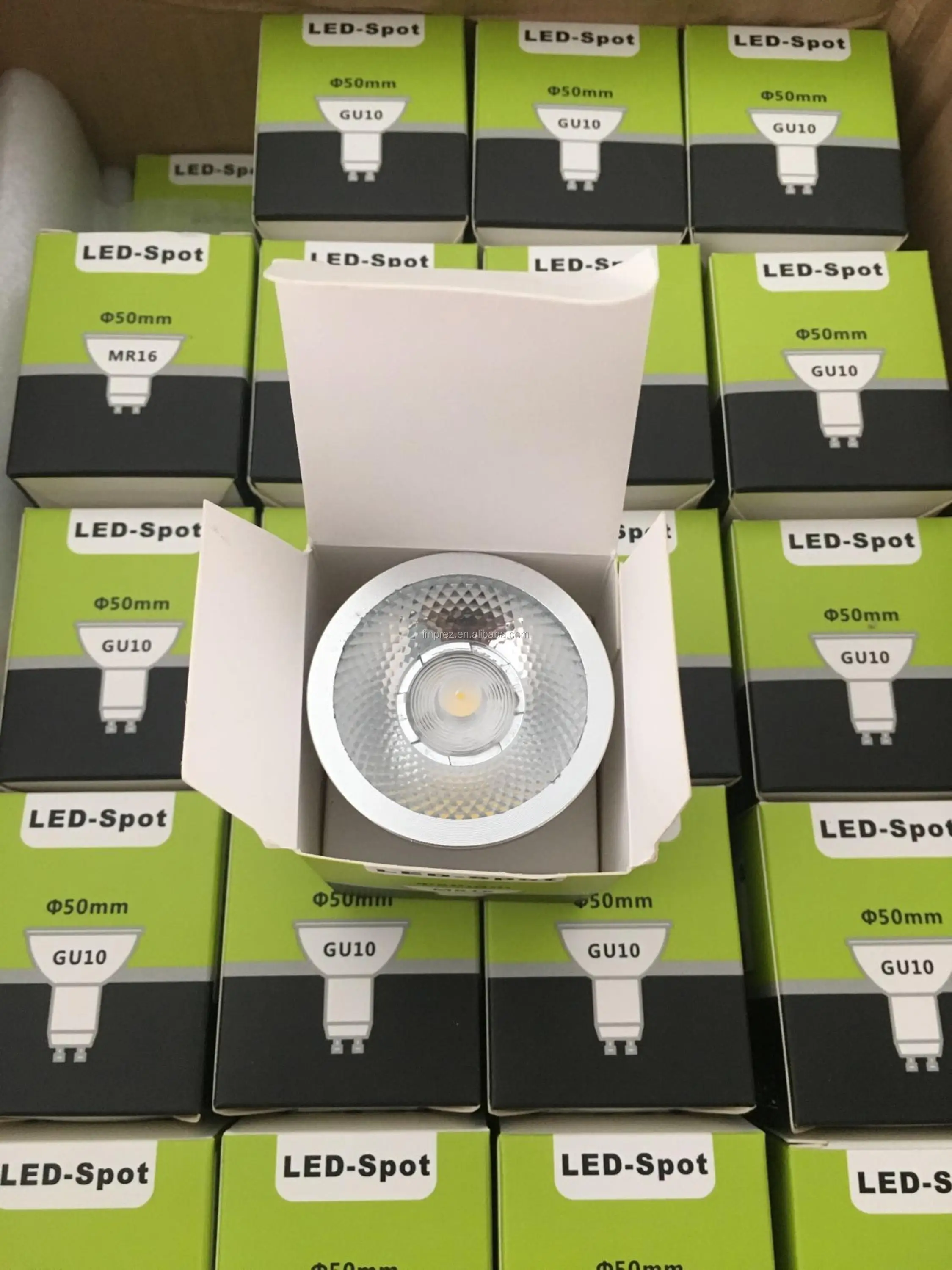 High Cri 90ra Led Spot Bulb Gu10/mr16 6w Led 8 10 Degree Spotlight Led Lamp For Downlight Table