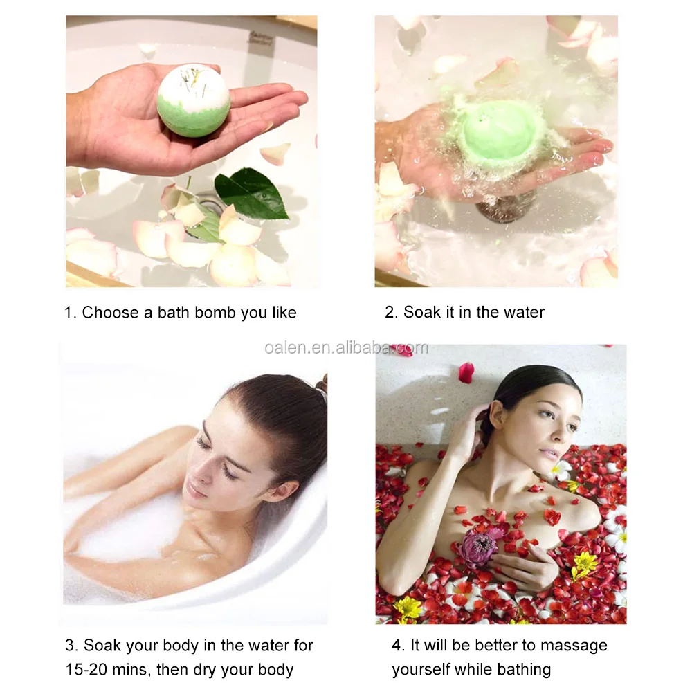 Factory Price Coloful Mini Fizzy Bath Bombs Organic In Bath Fizzies