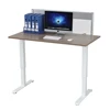 Sit to stand height adjustable desk with electric system for study, dinning, music equipment