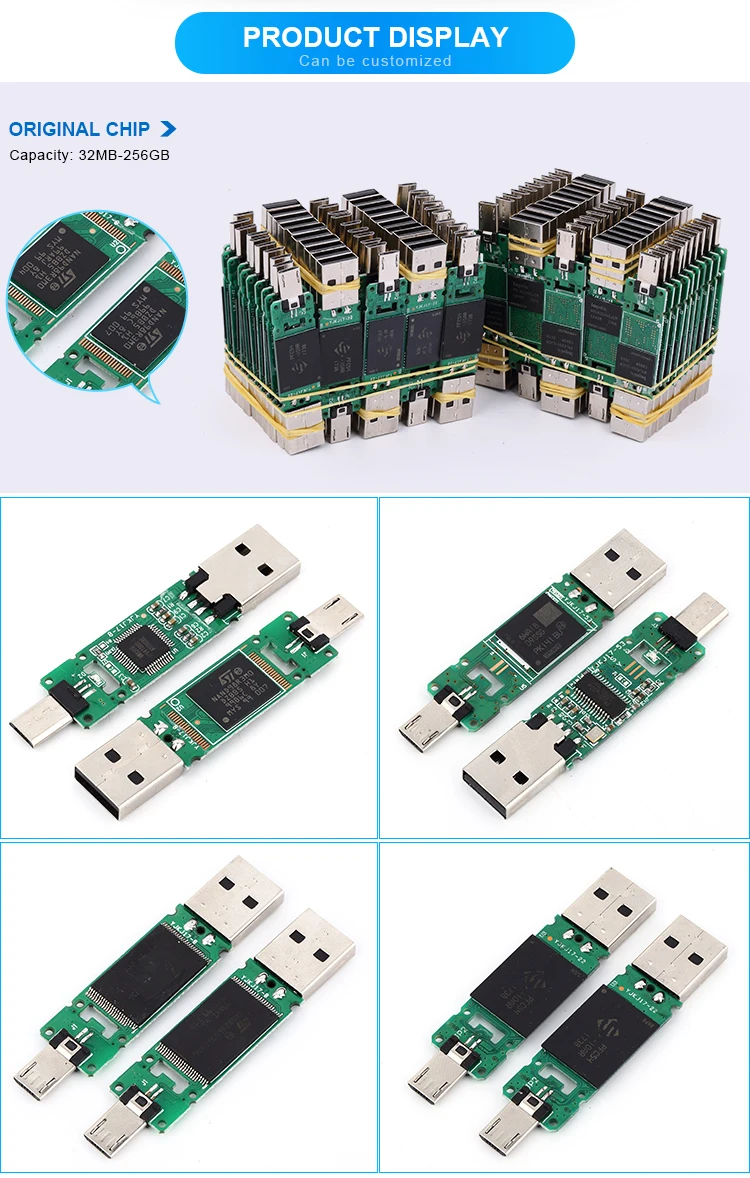 Wholesale Usb 2.0 Otg Usb Chips Mobile Phone Usb Flash Drive Without