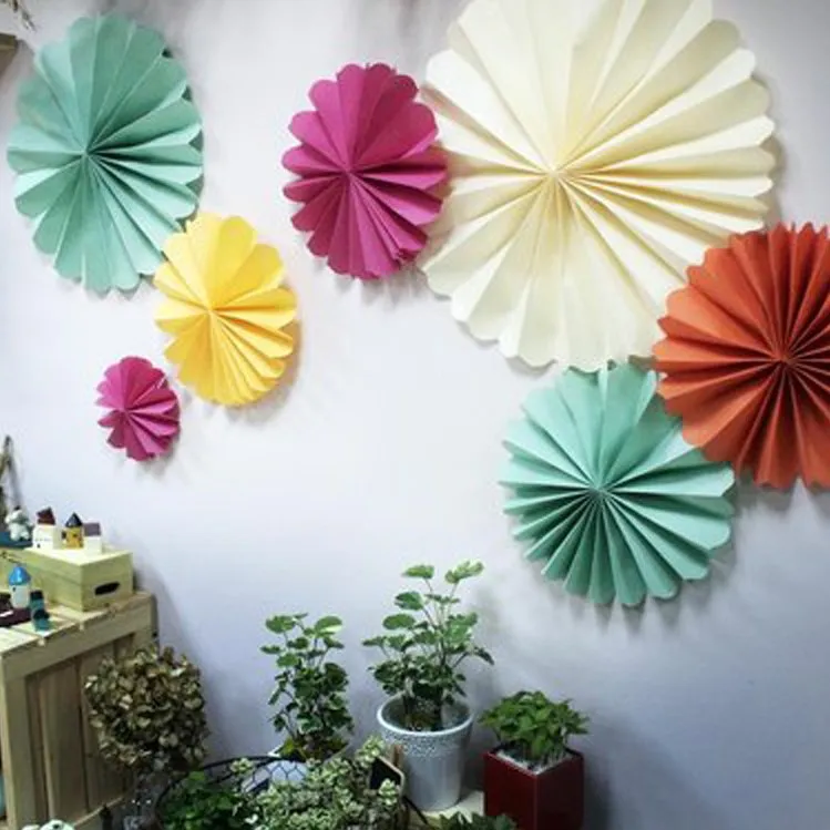 hanging paper fans