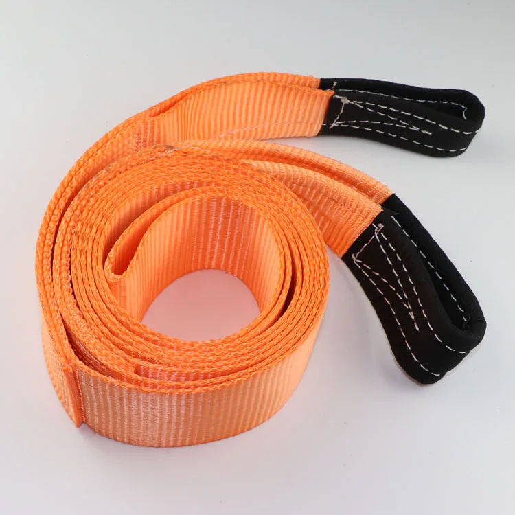 Custom Heavy Duty Tow Truck Straps Polyester bing Towing With Hook