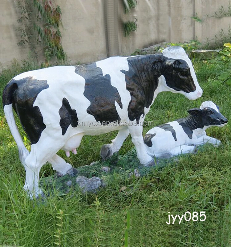 resin cow statue