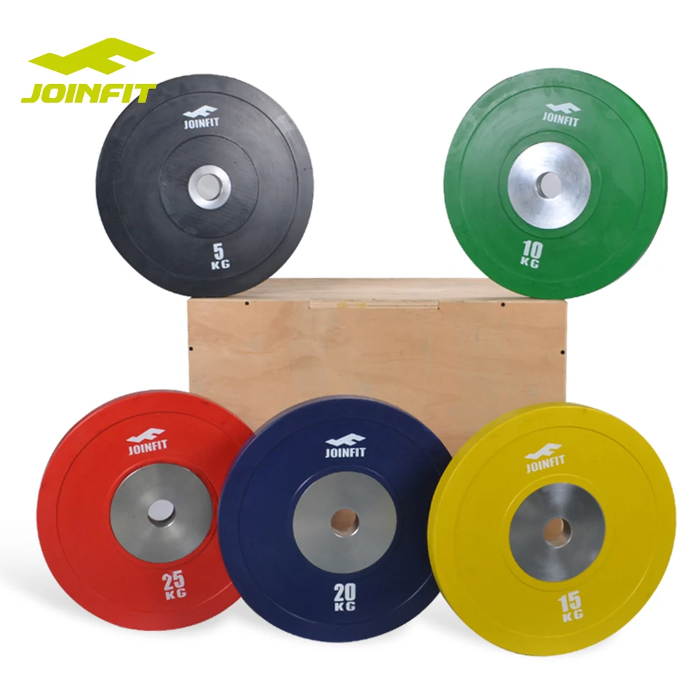 Joinfit Competition Calibrated Steel Colorful Weight Barbell Plate