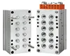 Plastic injection mould clamping / quick mold change system