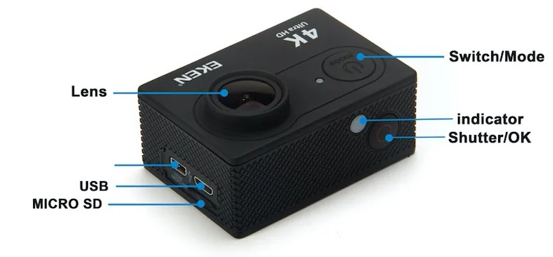 EKEN H9R camera--1