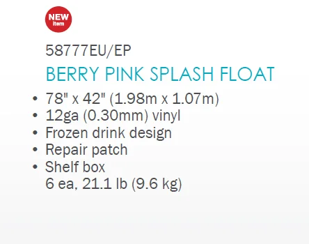 berry pink splash