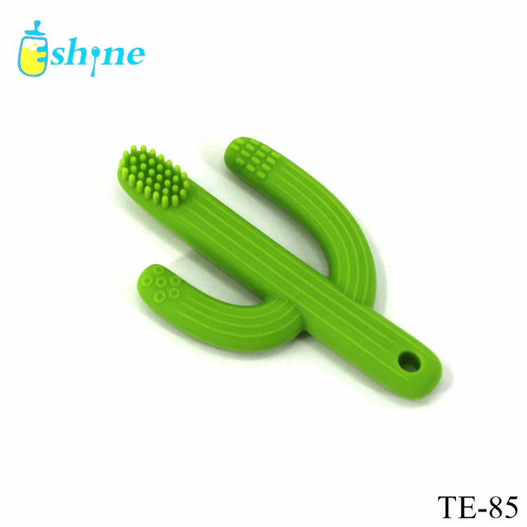 cactus teether toothbrush