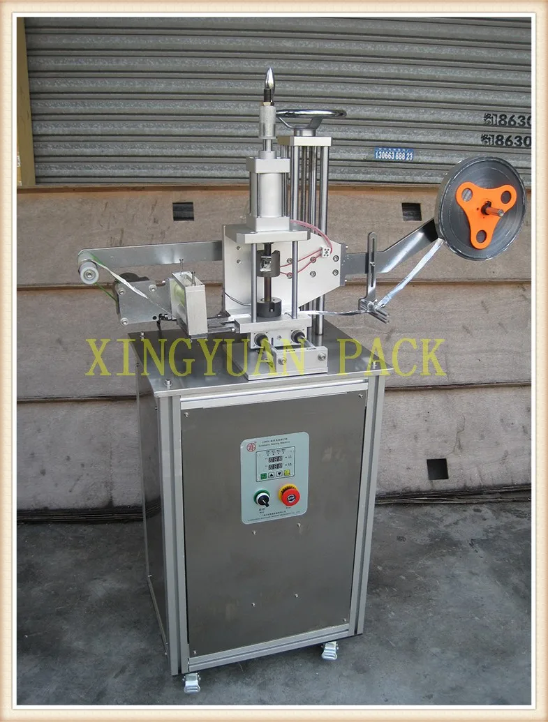 Stainless Steel Table Top Automatic Plastic Tube Sealing Machine/pedal