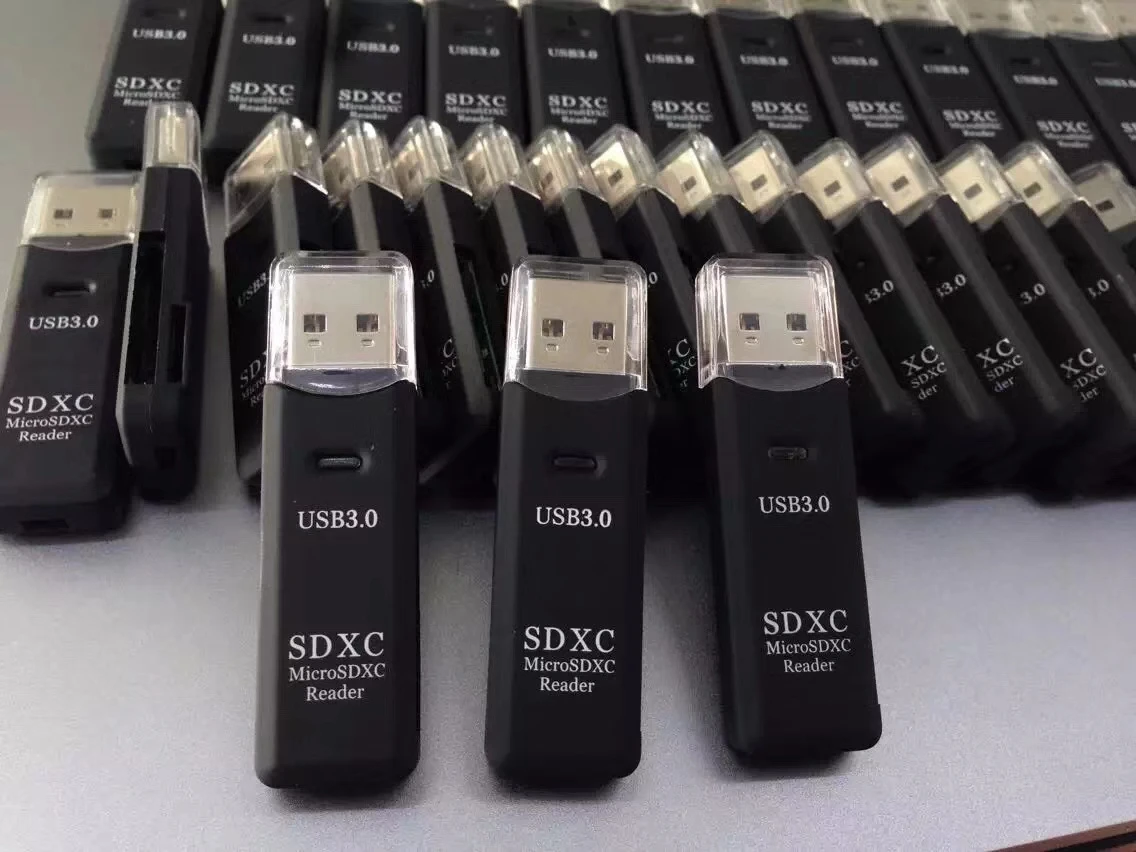 Custom Logo USB 3.0 Card Reader High Speed Single Card Reader SD TF Card Reader - ANKUX.COM