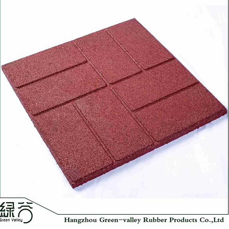 Rubber Playground Surface Outdoor Play Area Flooring Garden Safety Mat