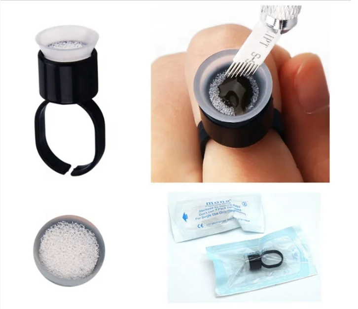 High Quality Tattoo Accessories Pigment Cup Holder Tattoo Ink Ring Cups