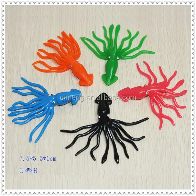 Tpr Soft Rubber Stretchy Octpus Toys For Promotion Gift Oem Designs