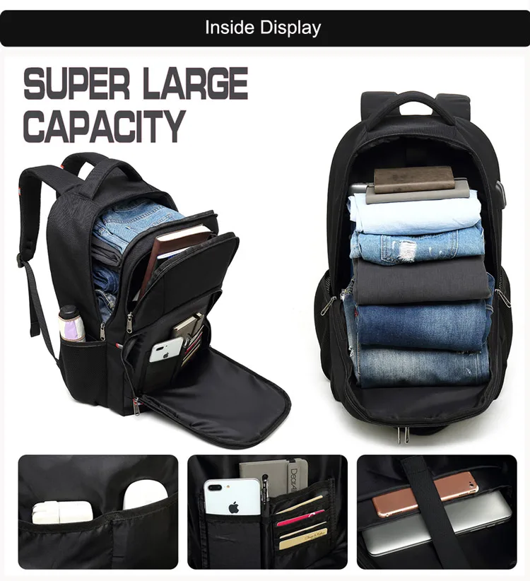 Xqxa-mochila Multifunción Para Ordenador Portátil,Morral Reflectante  Antirrobo,Con Puerto Usb,Para Estudiantes - Buy Mochila,A Prueba De Robo De  La Escuela Mochila Multipropósito Mochila Saco Principal Femme,Suministro  De Amazon Mochila Laptop China 