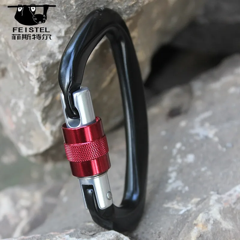 Ce And En Rated 25kn Carabiner,Mini Outdoor Camping Carabiner,Rock