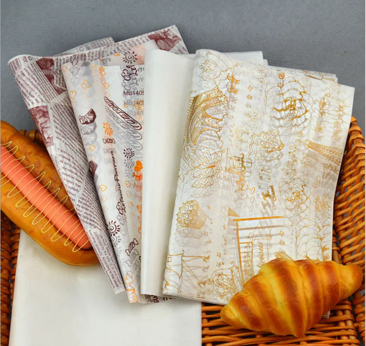
Greaseproof Hamburger Paper;Exported Hamburger Wrap 