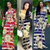Lifu Wholesale Clothing Plus Size Bodycon Dress Snake Print Long Sleeve Long Dresses Women Sexy Women Fashionable Dress