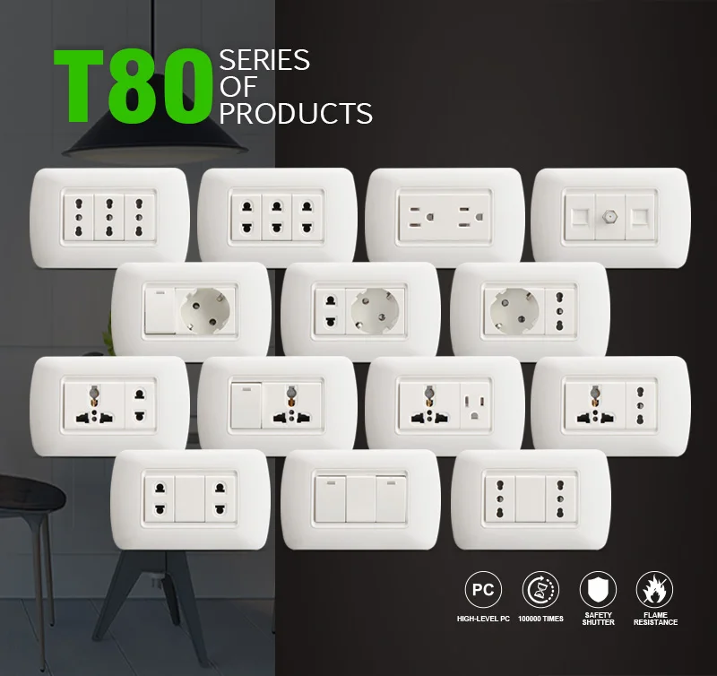 Us Standard For Egypt Market 2 Gang Electrical Switch Sockets Buy