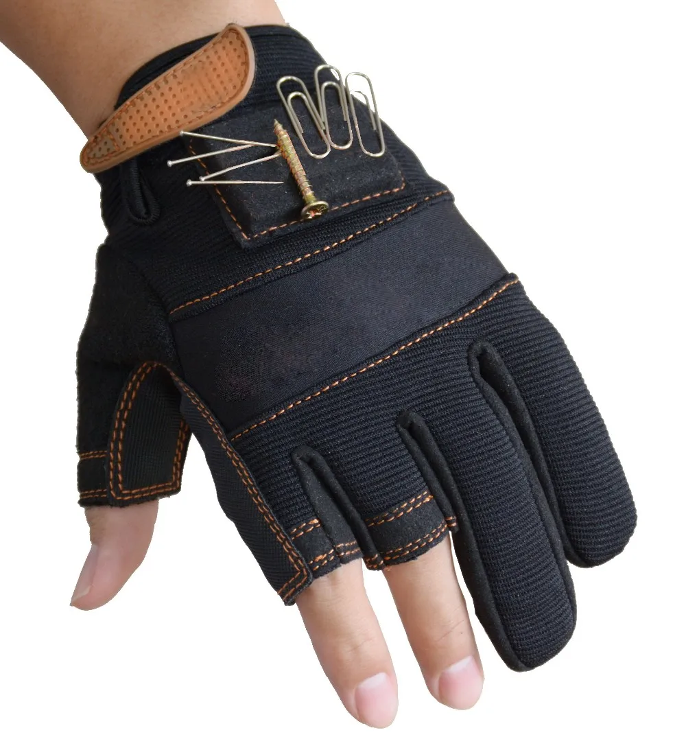 hand gloves with open fingers