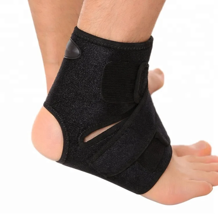 Neoprene Waterresistant Ankle Brace Compression Foot Support Wrap For