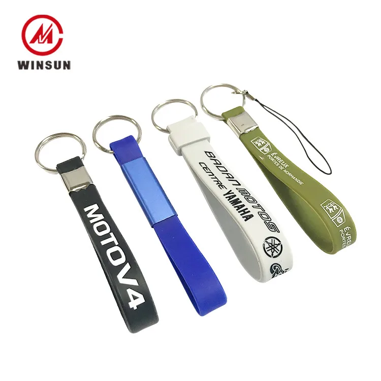 Ecofriendly Silicone Keyring Silicone Wristband Key Holder Bracelet