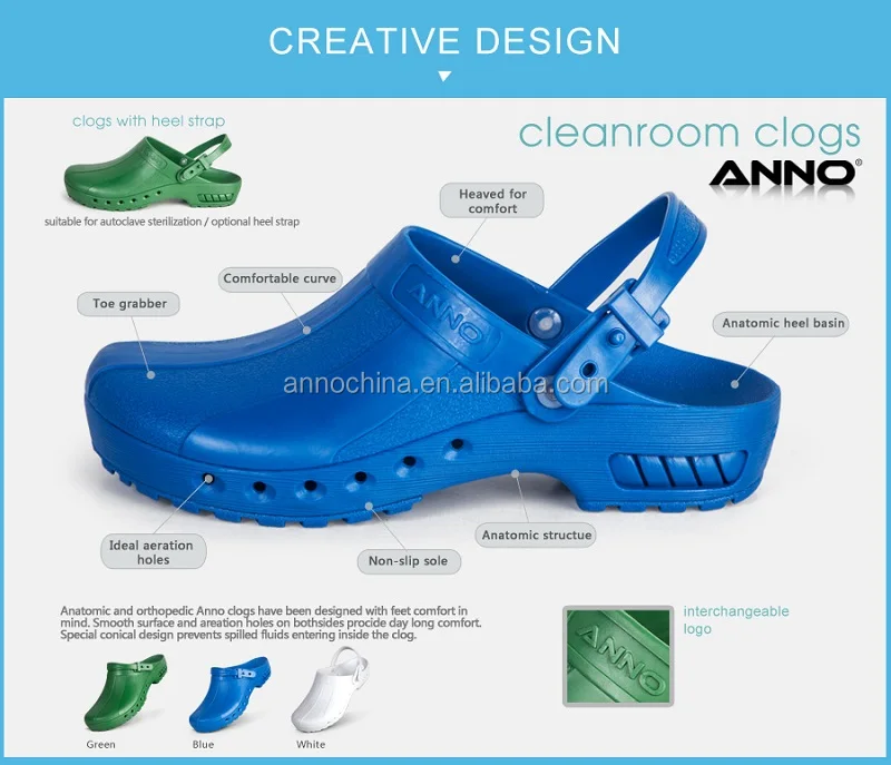 Anno Unisex Safety Autoclavable Hospital Doctor Shoes Surgical Medic