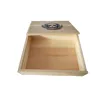 Hard and wooden drawer gift box for photo frame packing