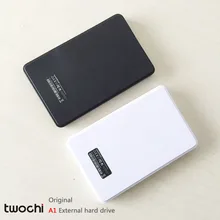 Free shipping New Styles TWOCHI A1 Original 2 5 External Hard Drive 80GB Portable HDD Storage