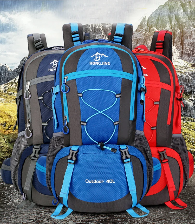 Outdoor Adventure Backpack 40l Waterproof Lightweight Sport Camping ...