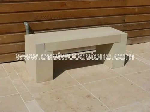 SE-1001 Buff Sandstone Bench, Yellow Sandstone Benches, Beige Sandstone Bench.jpg