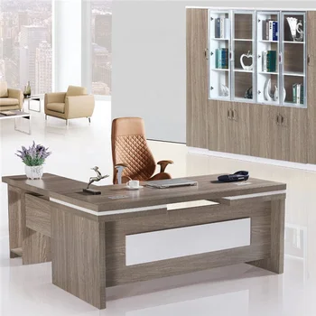 Modern Executive L Shaped Desk Mdf Mfc Office Furniture Desks