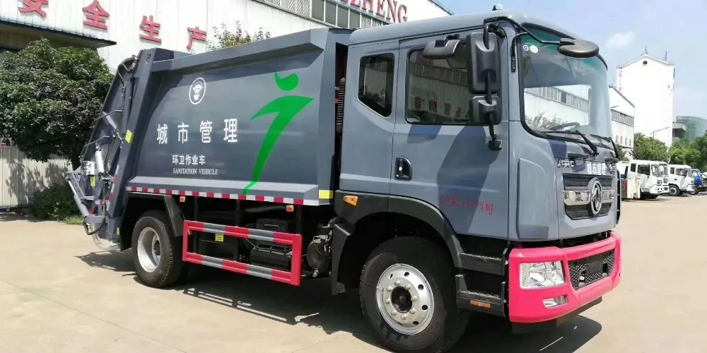 Garbage Can Cleaning Truck 8tons Garbage Truck With Rear Bin Lifter