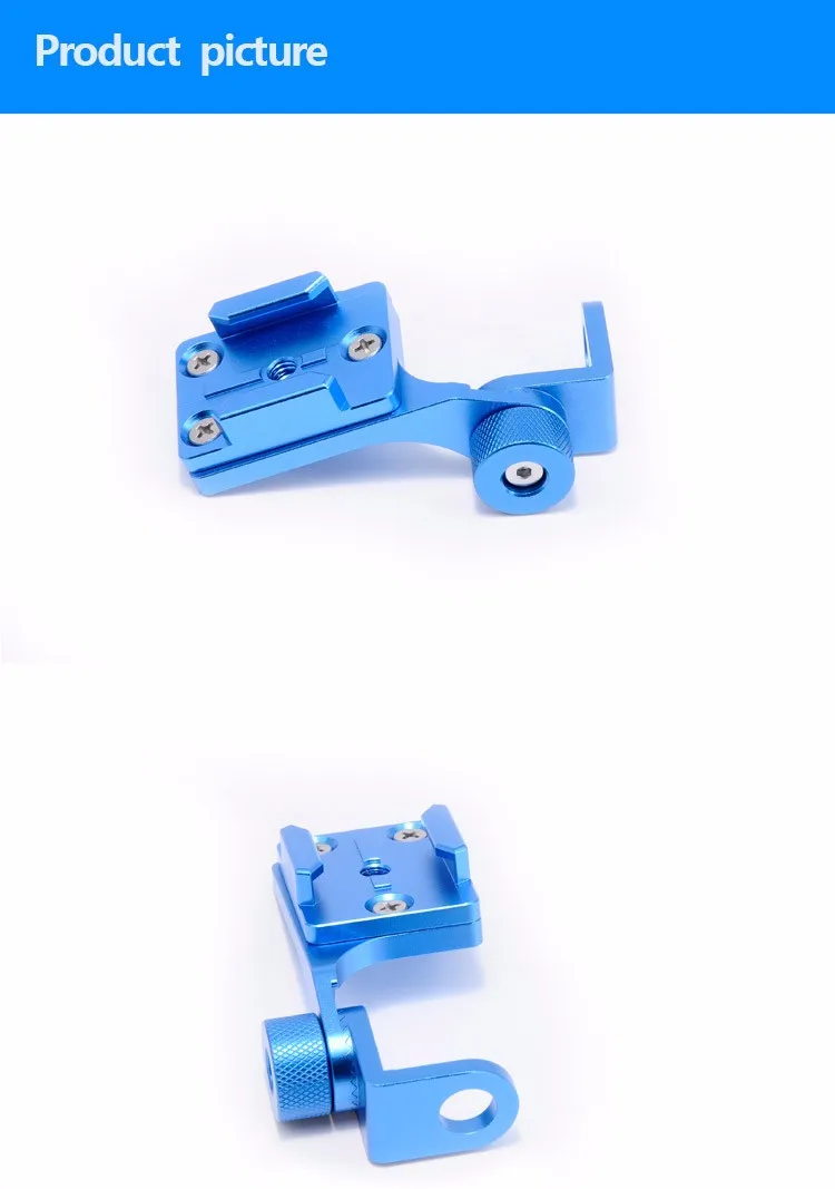 Aluminum Alloy CNC Machining Universal Camera Car Holder Car Accessories, Hot New Products for 2016