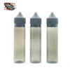 AMAZING SHORT FILL DESIGN screw tip PET black e liquid bottle 60ml