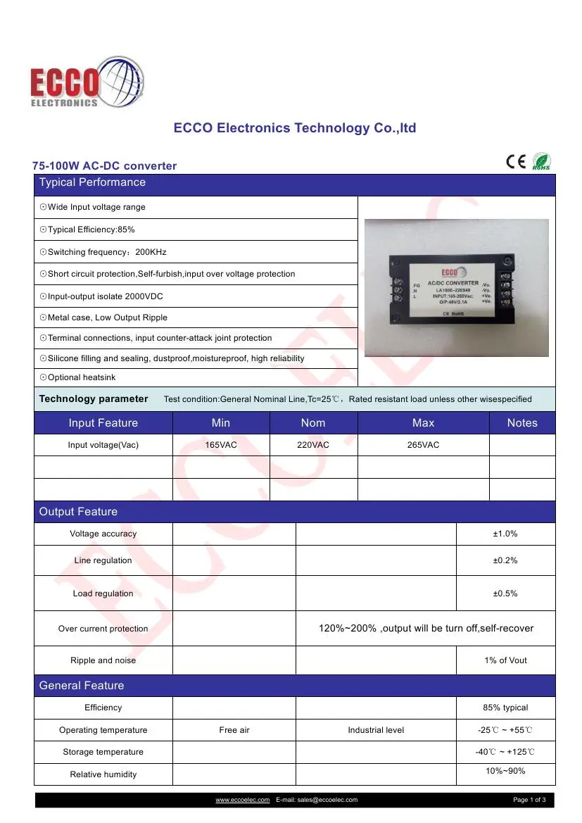 220v To 36v 100w Ac Dc Converter Buy 100w Ac/dc Converter,100w Acdc