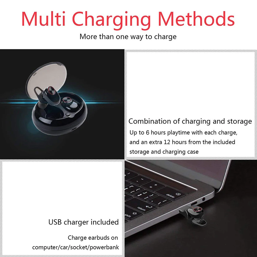 Handsfree wireless earphone