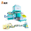 JIALONG 5-25KG Fully Automatic packing line rice bagging machine with robot stacking