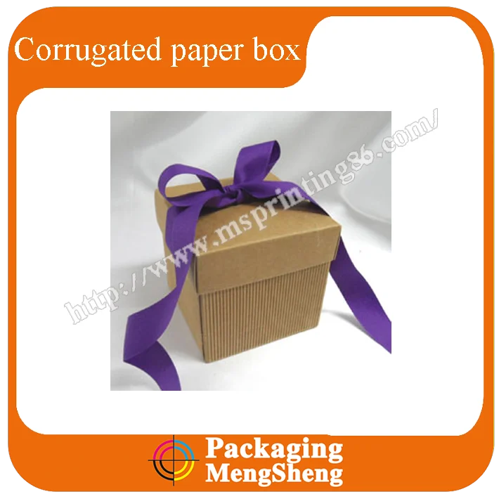 Small Customized Design Various Corrugated Paper Gift Boxes For Wedding