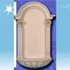 Fireplace PU Niches Home Building Wall Decoration Gypsum PU polyurethane niches material products