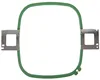 Industrial Tajima machine parts green big plastic embroidery hoop frame 30cmX30cm size Sewing Tools