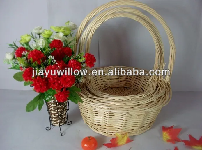 Linyi Antique Handmade Easter Willow Wicker Basket Supplier From China