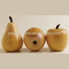 2018 new fashion hot handmade pear model gift craft Christmas decor wholesale home table ornament wood apple fruit made in China